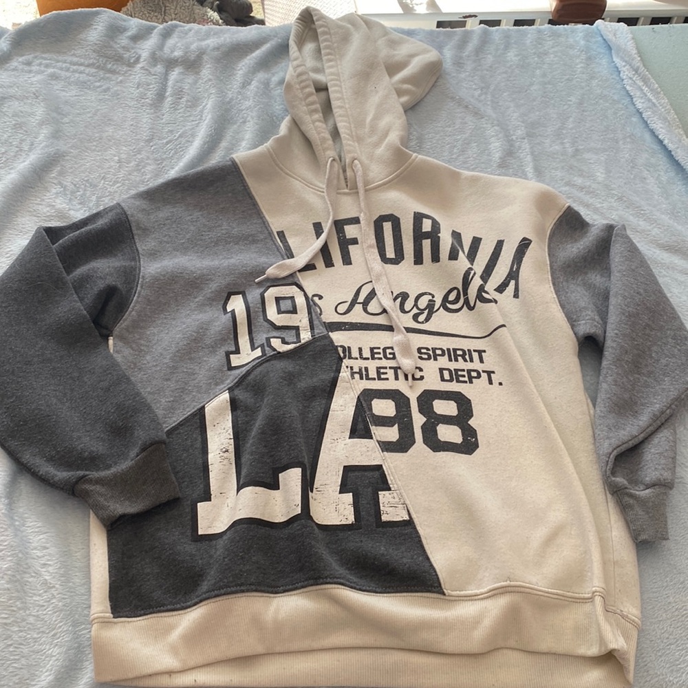 Cute patch work hoodie